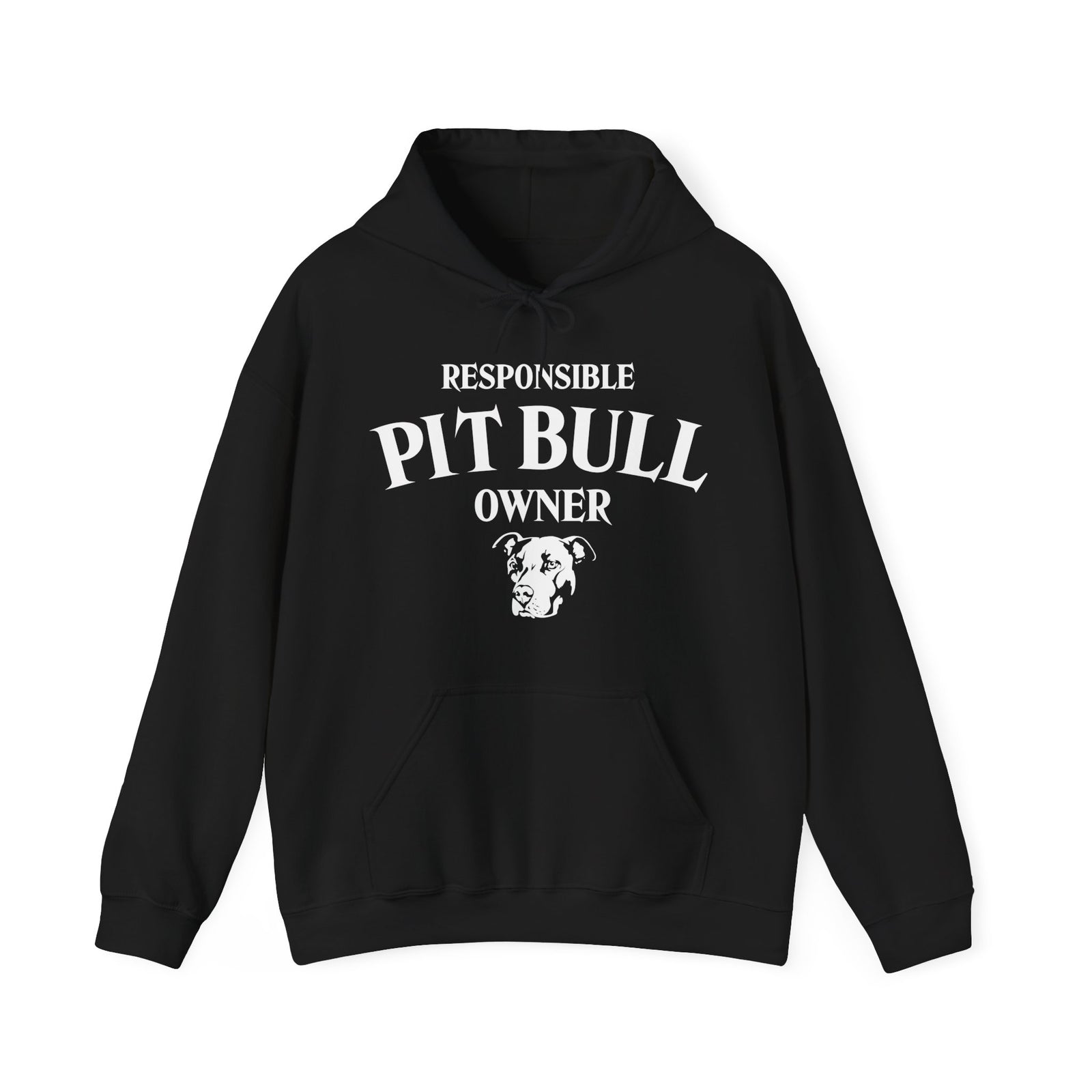 Responsible Pit Bull Owner Adult Pullover Hoodie