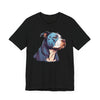 Blue Pit Bull Short Sleeve Tee