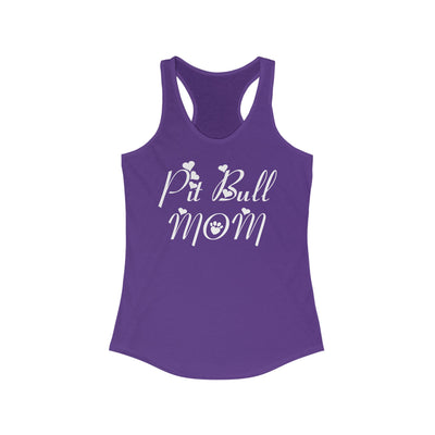 Pit Bull Mom Women's Racerback Tank