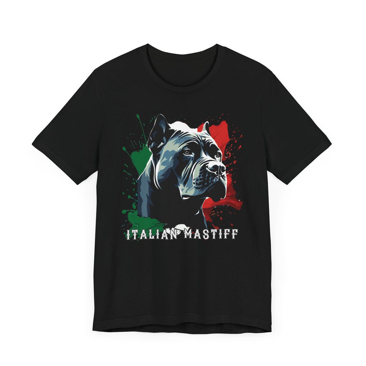 Camiseta de manga corta de mastín italiano