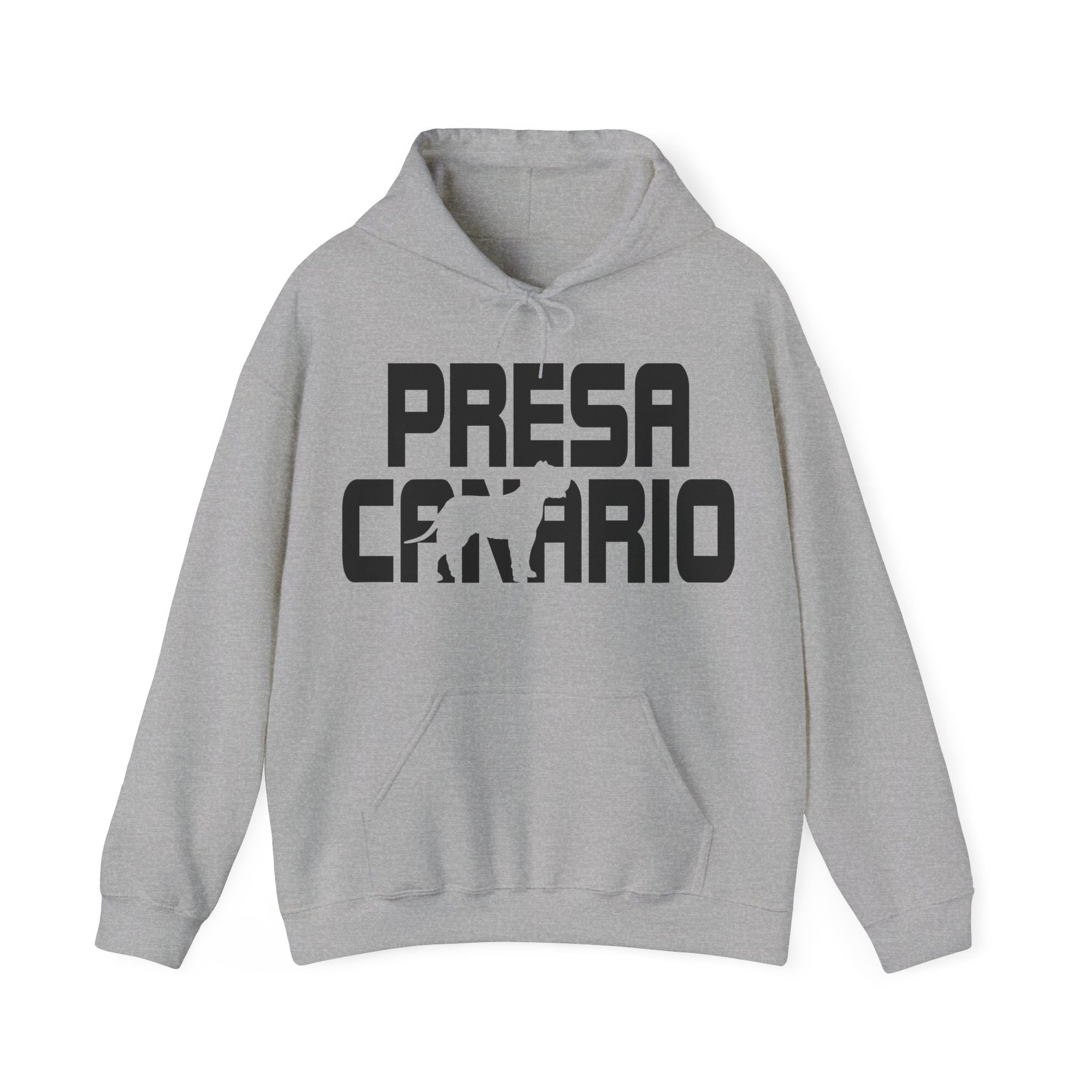 Sudadera con capucha de presa canario