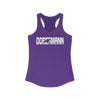 Dobermann Silhouette Racerback Tank