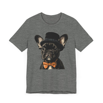 French Bulldog in Top Hat T-Shirt