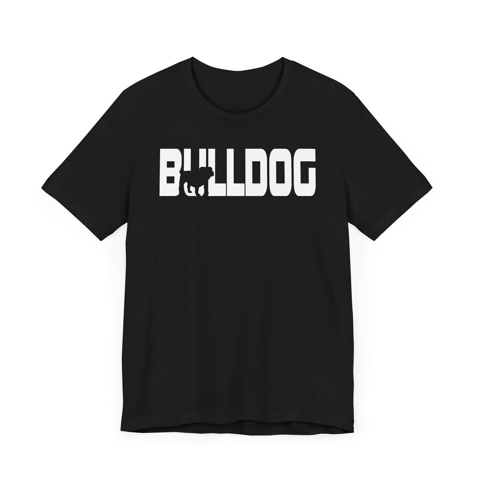 Camiseta de manga corta con diseño de bulldog