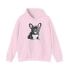 B&W French Bulldog Hooded Sweatshirt