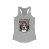 A Pit Bull Rescued Me Racerback Tank Top