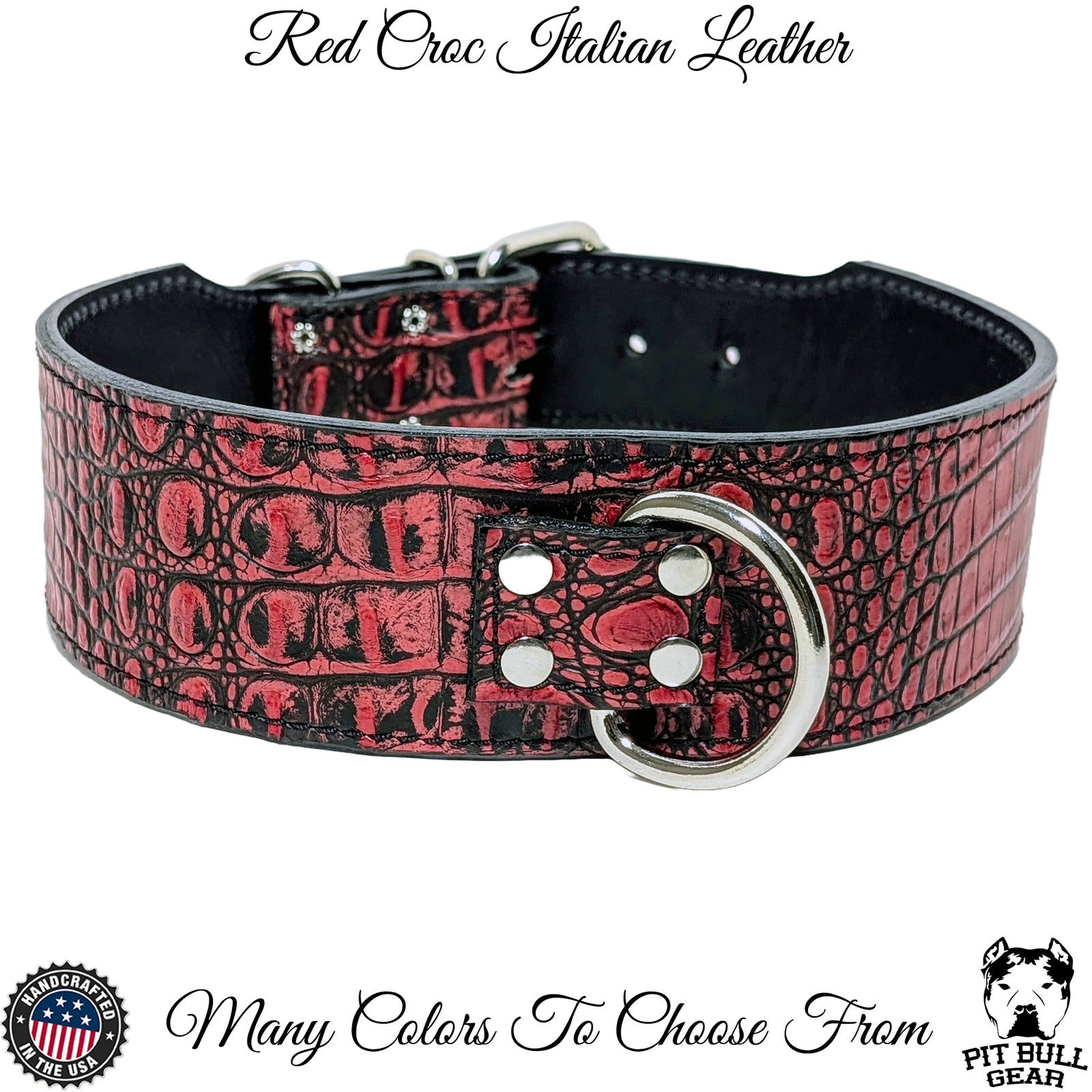 X1 - 3" Wide Leather Dog Collar