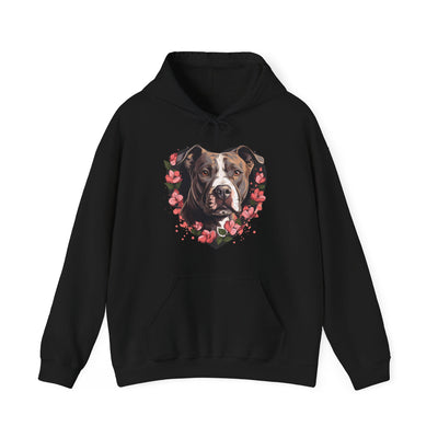 Pit Bull Heart Hooded Sweatshirt