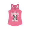 Ban Stupid People Not Dogs Racerback Tank