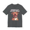 Happiness is a Pit Bull Smile Customizable T-Shirt