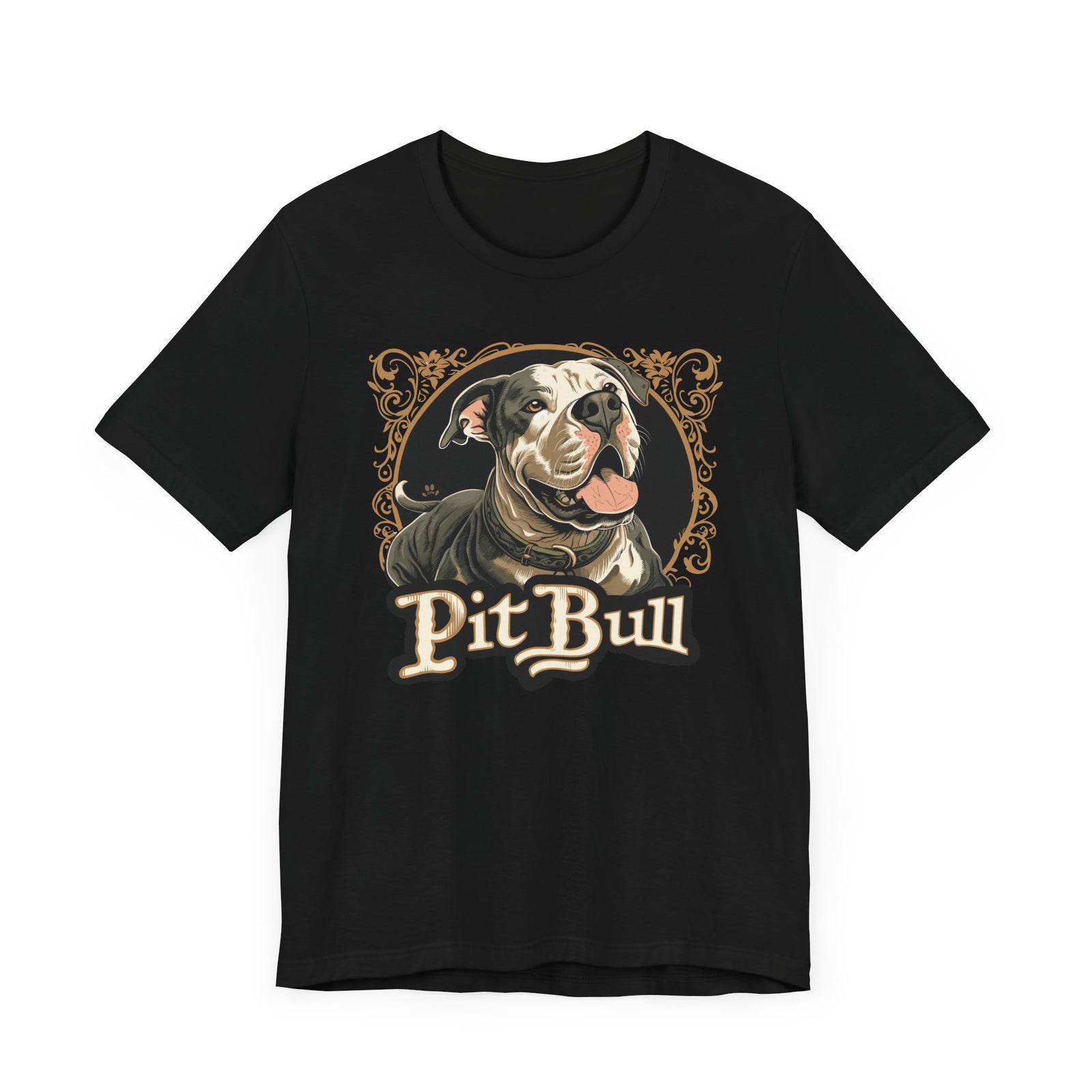 Camiseta de manga corta con escudo de Pit Bull