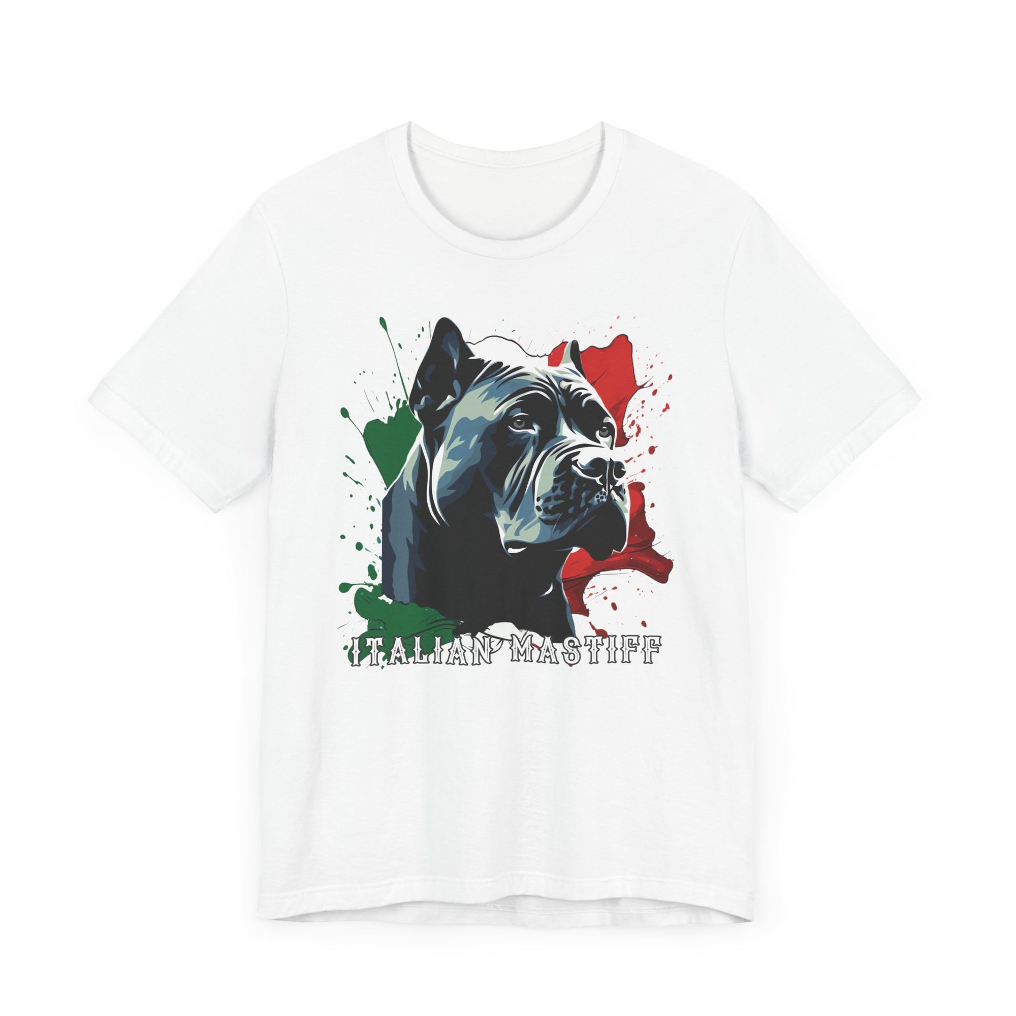 Camiseta de manga corta de mastín italiano