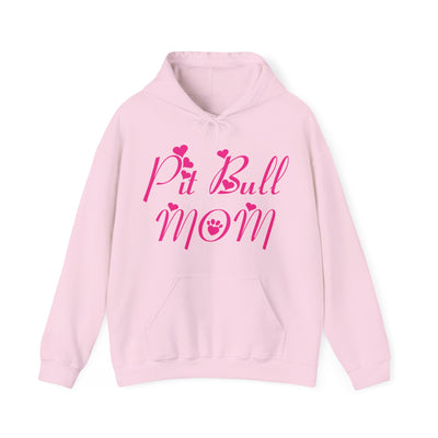 Pit Bull Mom Hooded Sweatshirt