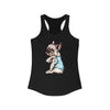 French Bulldog  Mom Tattoo Women's Racerback Tank