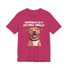 Happiness is a Pit Bull Smile Customizable T-Shirt