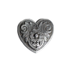 Concho - Diablo Heart Screwback Conchos - (10 pack)