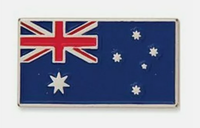 Concho - Australian Flag Concho Screwback