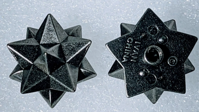 Concho - 3D Starburst Screwback Conchos - (2 pack)