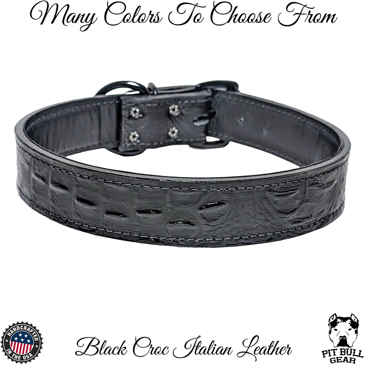 C1 - 1.5&quot; Wide Leather Dog Collar