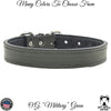 1" Wide Leather Dog Collar