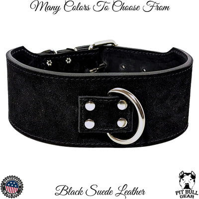 X1 - 3" Wide Leather Dog Collar