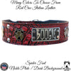 NJ14 - 2.5" Wide Personalized "Bully" Leather Dog Collar