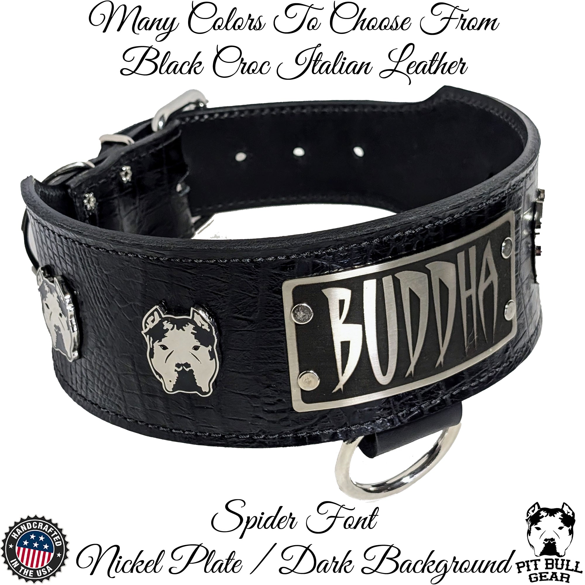 NX7 - Coleira Bully Dog Personalizada de 3"