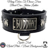 NX7 - 3" Wide Leather Personalized Bully Dog Collar