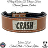 TW42 - 2" Tapered Leather Name Plate Collar