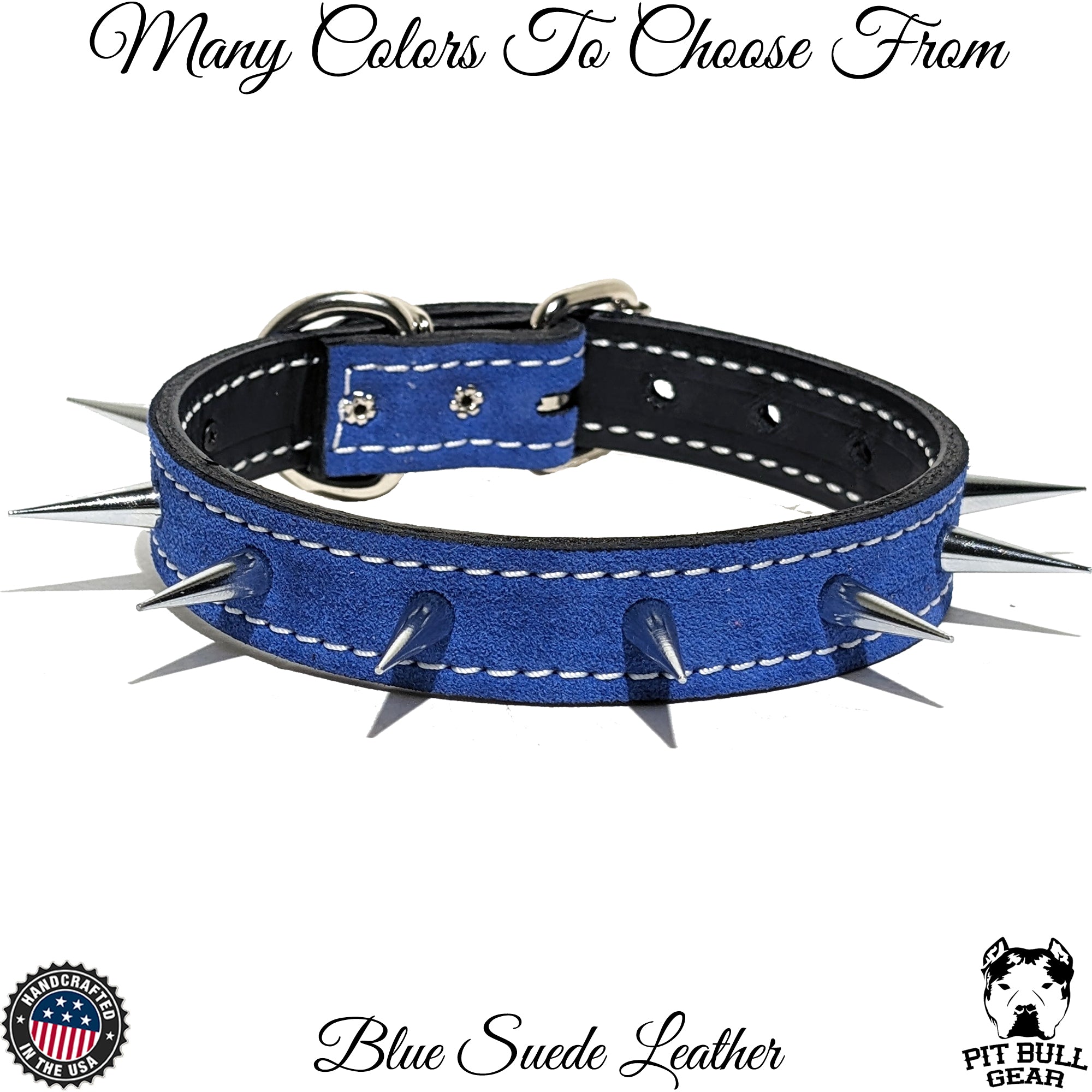 U4 - Spiked Leather Dog Collar