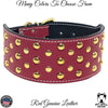 X5 - 3" Studded Leather Dog Collar