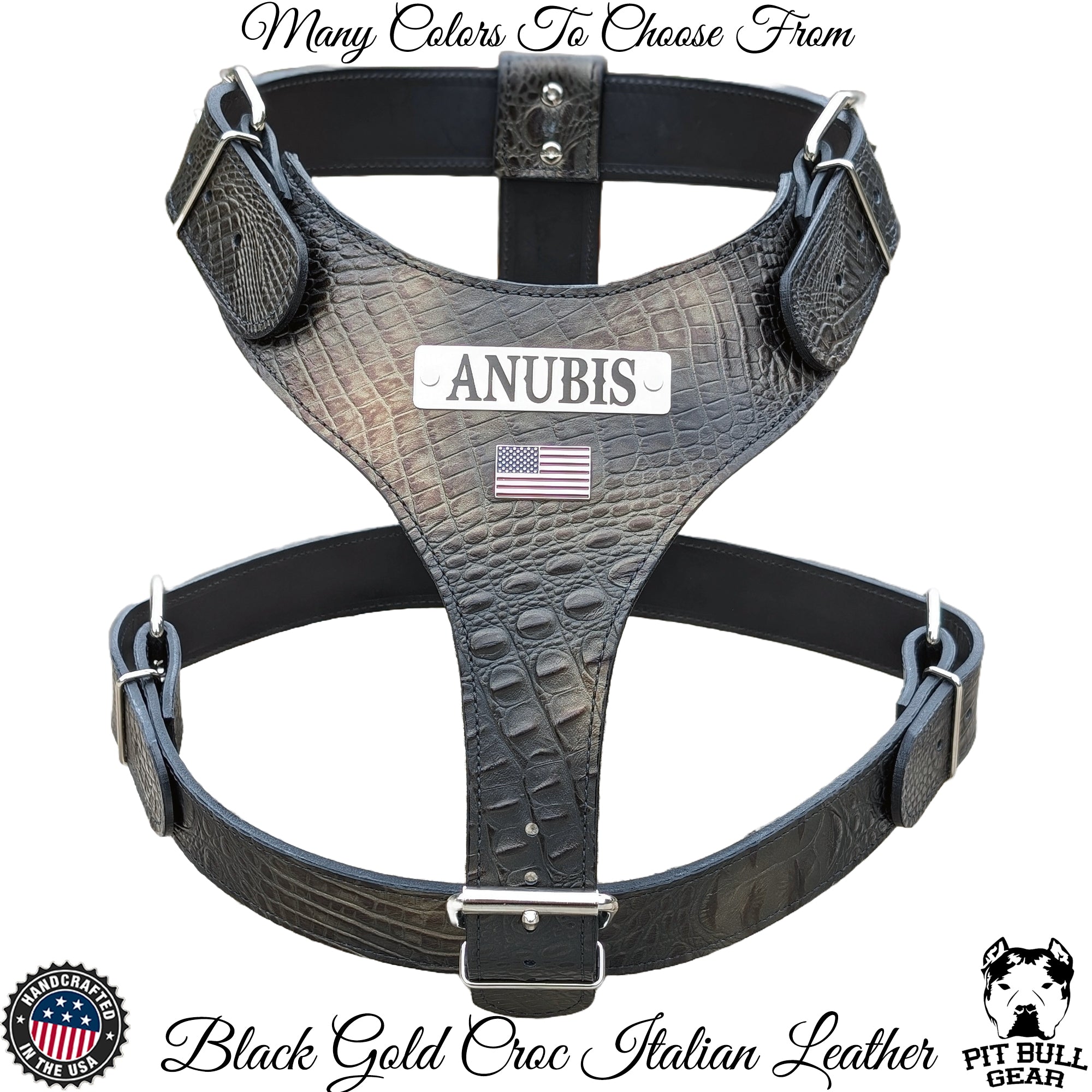 Dog harness with name sale