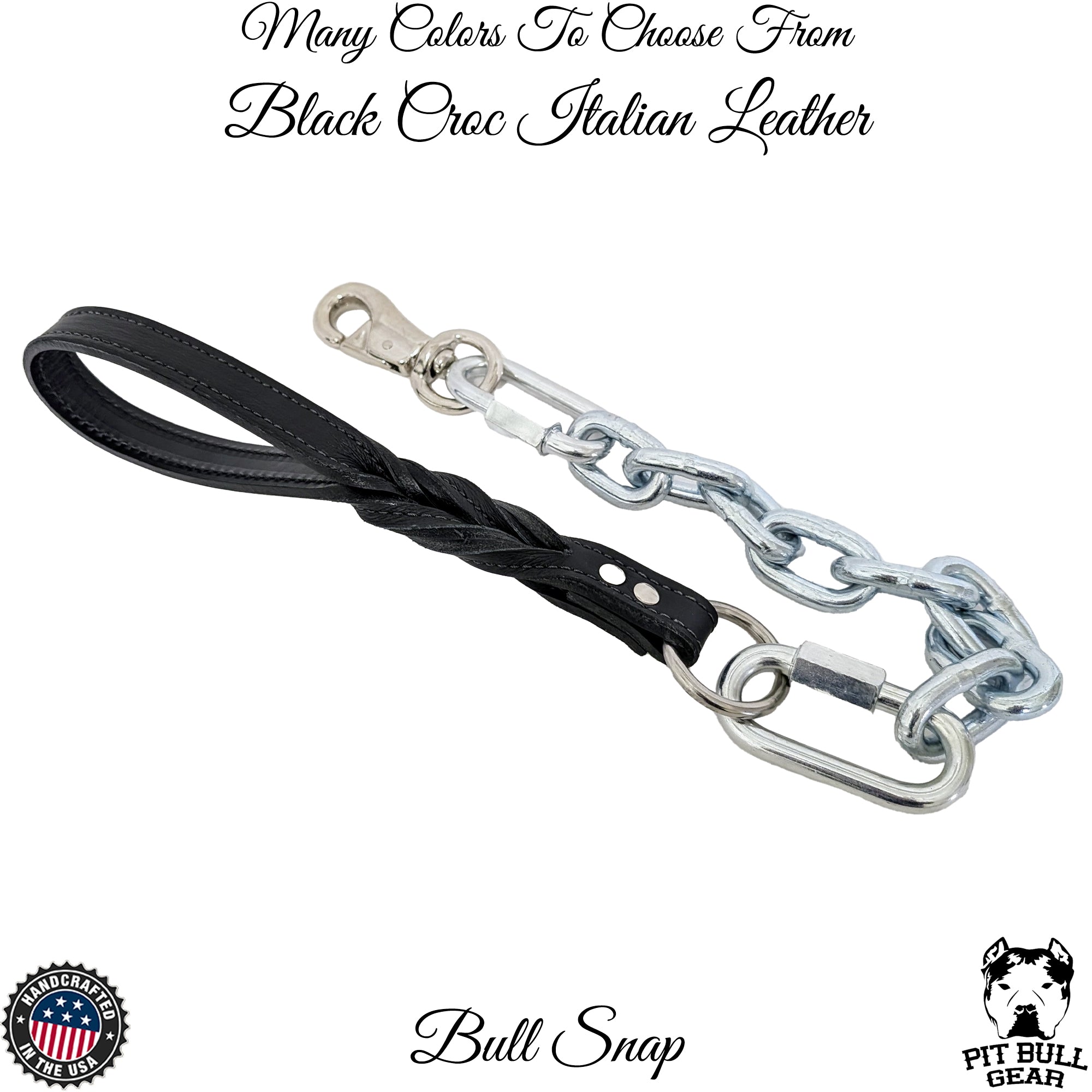 Chain link leash best sale