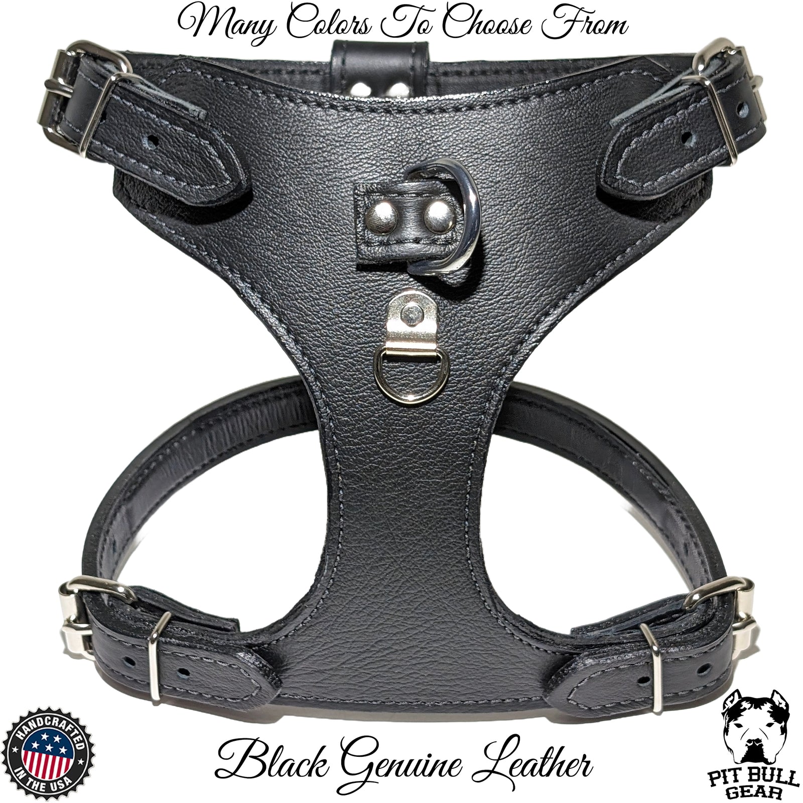 FH1 - French Bulldog Leather Harness