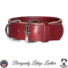 LB205 - 2" Wide 2-Ply Latigo Leather Dog Collar