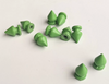 Lime Green Tree Spikes Screwback - (20 pack)