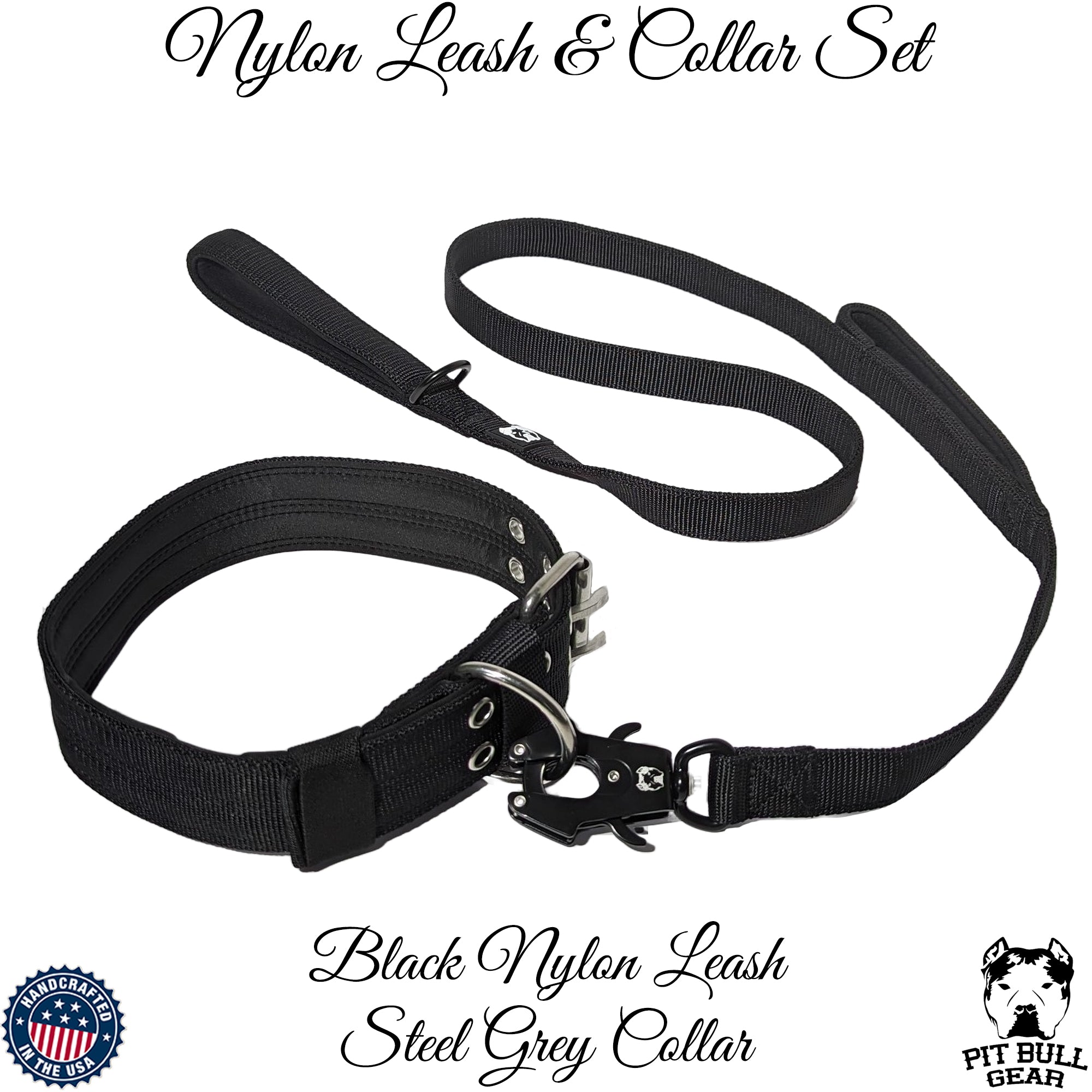 Nylon dog collar outlet with handle