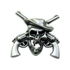 Concho - Revolver Skull Conchos Screwback - (3 pack)