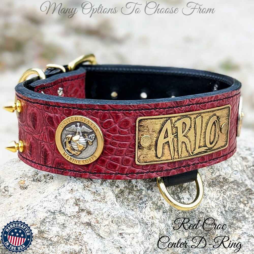 Personalized military dog outlet collars