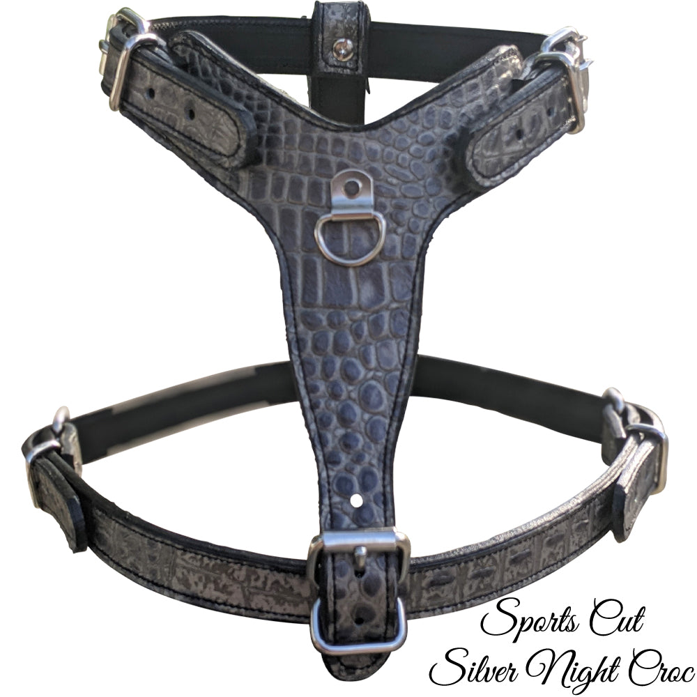 Sport Cut Leather Dog Harness | PIT BULL GEAR - Pit Bull Gear